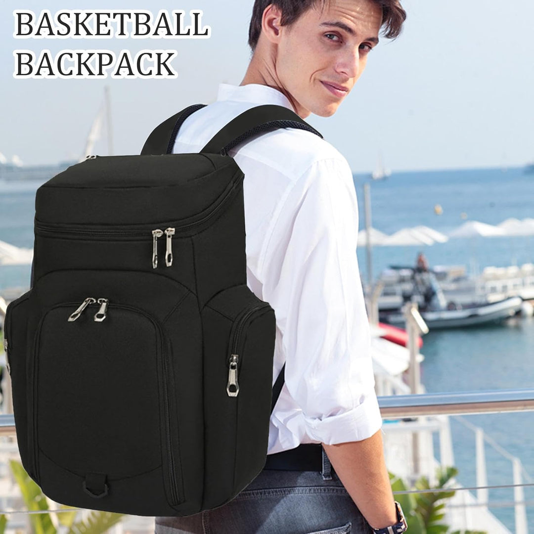 Basketball-Rucksack für Herren – Großes 30L Sporttasche mit wasserdichtem Boden – Draycor