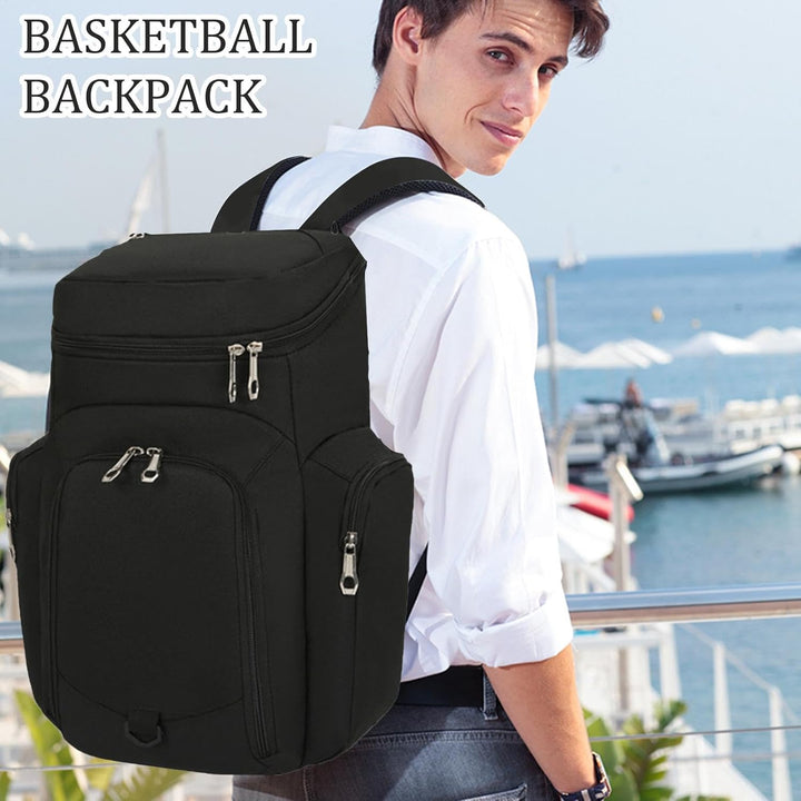Basketball-Rucksack für Herren – Großes 30L Sporttasche mit wasserdichtem Boden – Draycor