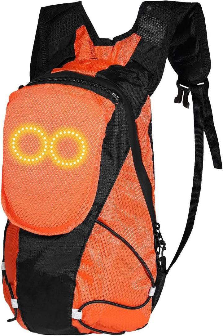 LED-Motorrad-Rucksack – Leuchtende Sicherheits-Tasche für Outdoor- und Nachtfahrten – Lumaro