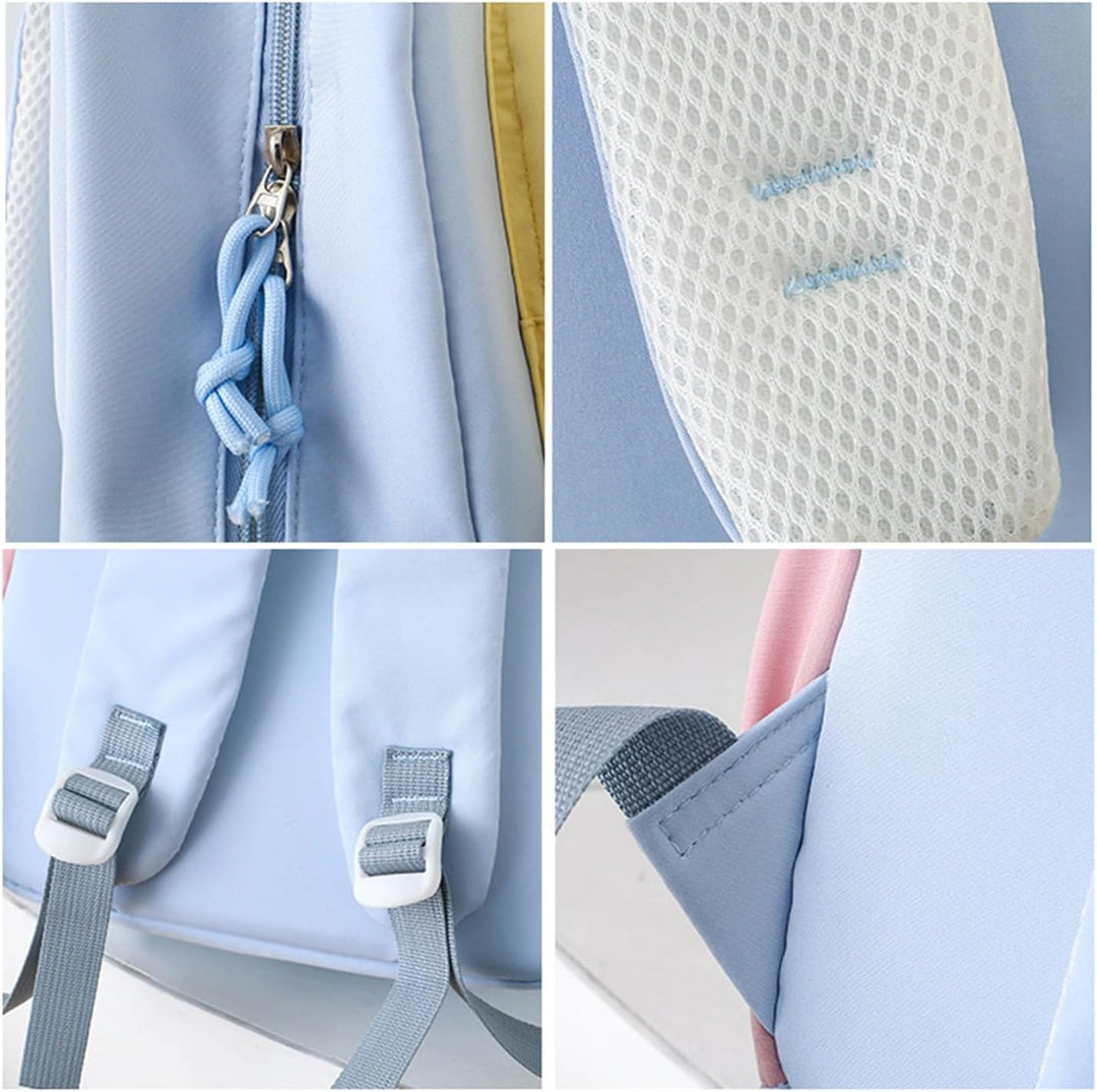 Schulrucksack-Set – Rucksack mit großem Volumen für Schüler mit Federmäppchen und Taschen – Nivora