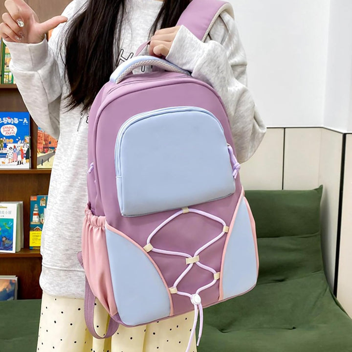 Schulrucksack-Set – Rucksack mit großem Volumen für Schüler mit Federmäppchen und Taschen – Nivora