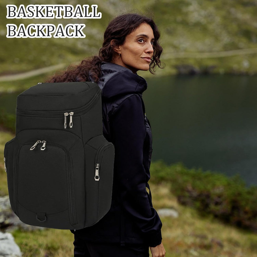 Basketball-Rucksack für Herren – Großes 30L Sporttasche mit wasserdichtem Boden – Draycor