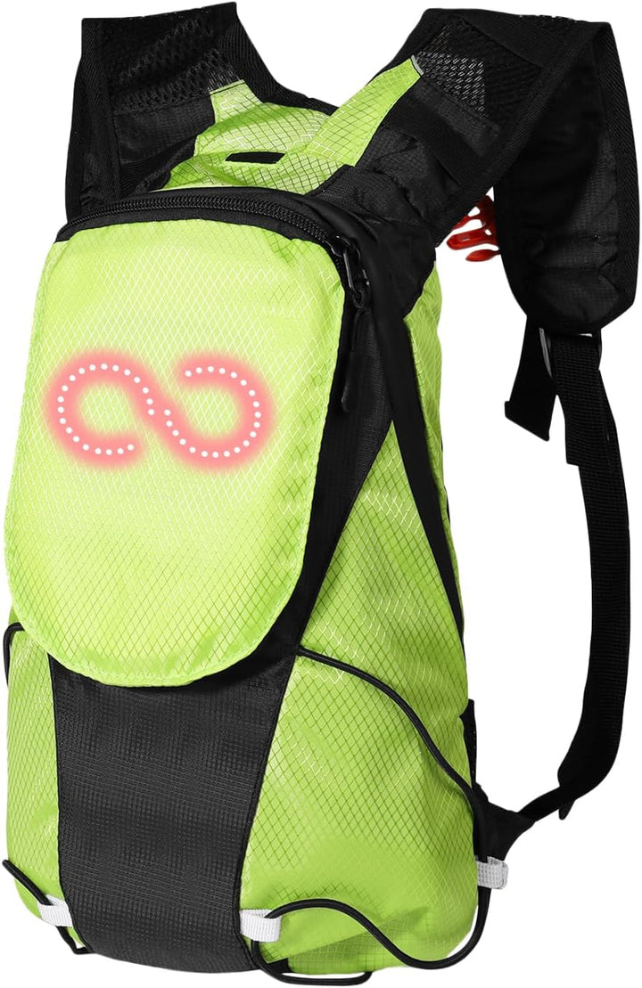 LED-Motorrad-Rucksack – Leuchtende Sicherheits-Tasche für Outdoor- und Nachtfahrten – Lumaro