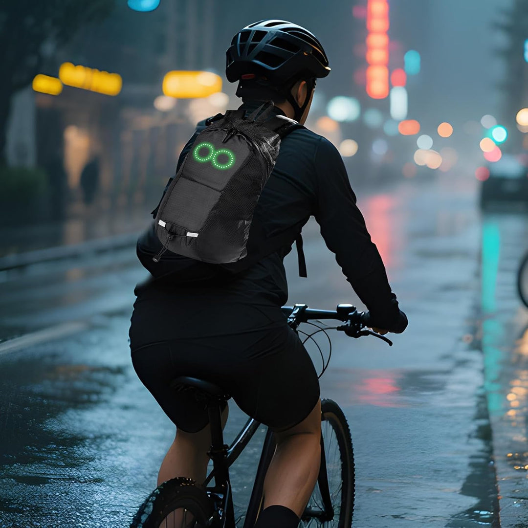 LED-Reise-Rucksack – Wasserdichter leuchtender Rucksack mit audio-responsivem Glühen – Nexora