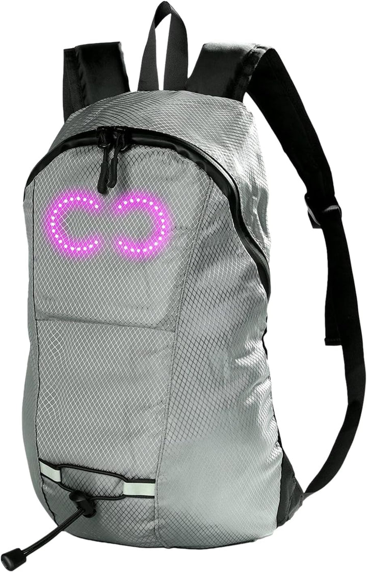LED-Reise-Rucksack – Wasserdichter leuchtender Rucksack mit audio-responsivem Glühen – Nexora