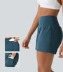 Atmungsaktiv & Schnell trocknend High-Waist Fitnessshorts Damen – Mirabella