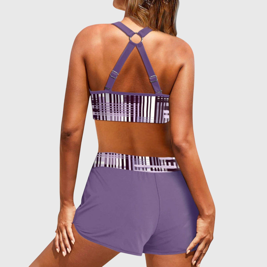 Charlotte – Gestreifter High-Waist-Bikini – Produktansicht 5