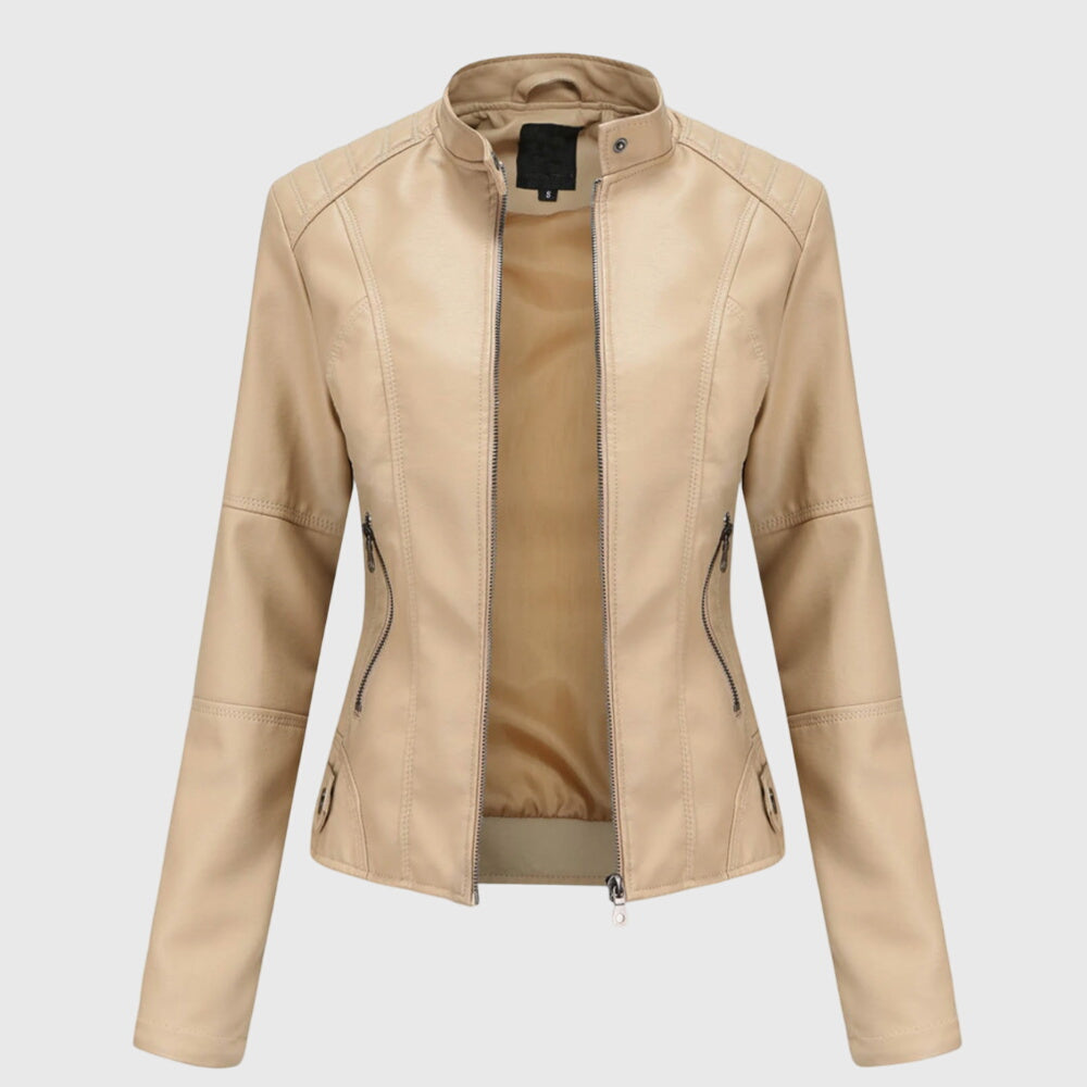 Helene – Elegante Damen-Lederjacke – Produktansicht 4