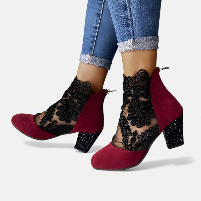 Kunigunde – Atmungsaktive elegante orthopädische Absatzschuhe – Produktansicht 1