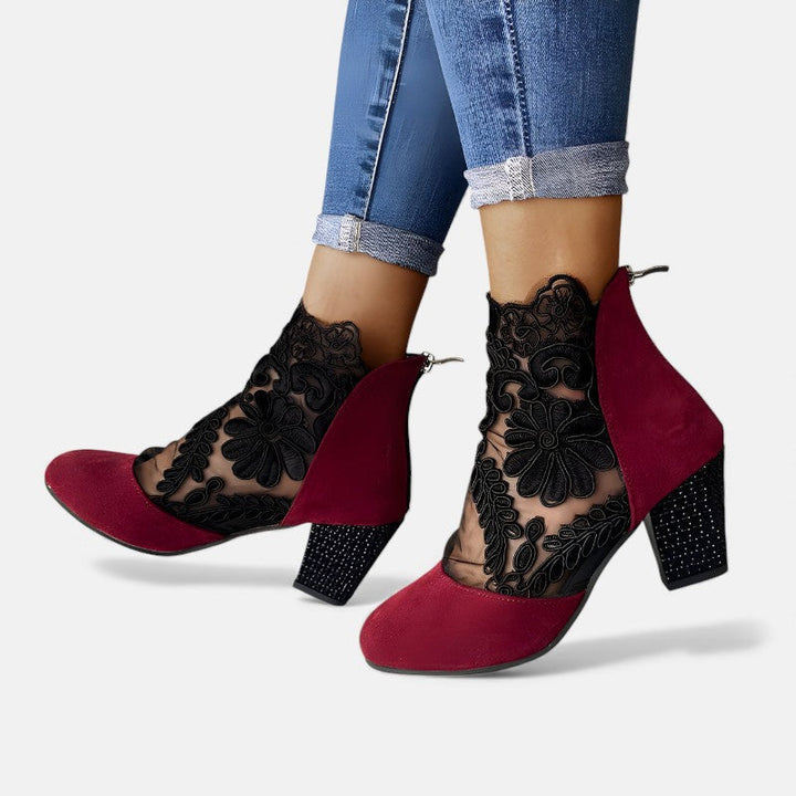 Kunigunde – Atmungsaktive elegante orthopädische Absatzschuhe – Produktansicht 1