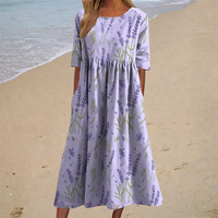 Clara – Fließendes langes Kleid – chic und bequem – Produktansicht 3