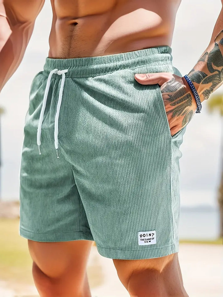 Sommerliche Herrenbadehose mit verstellbarem Taillenbund – Jens