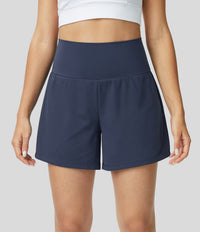 Atmungsaktiv & Schnell trocknend High-Waist Fitnessshorts Damen – Mirabella