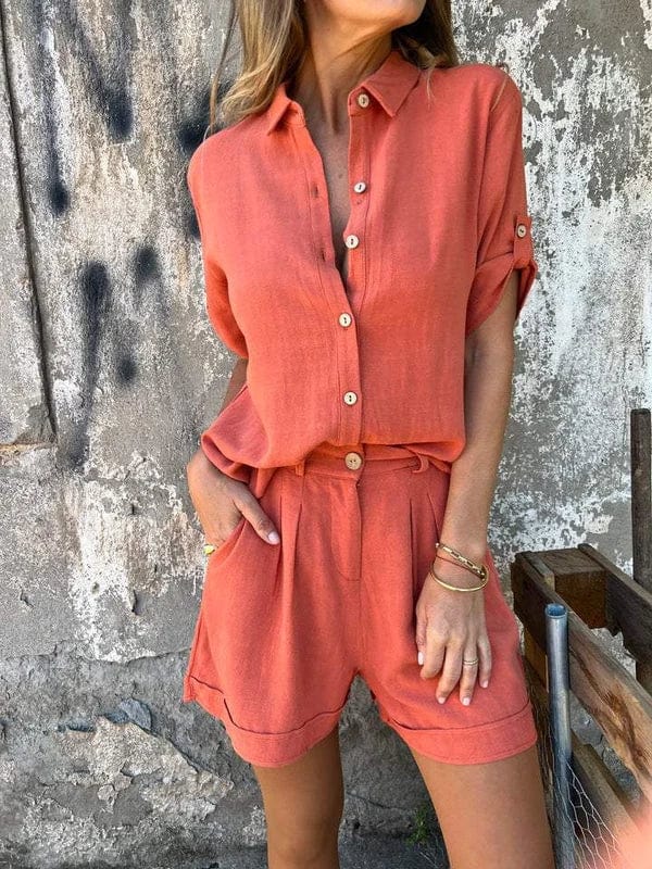 Magdalena – Luftiges geknöpftes Set – Produktansicht 4