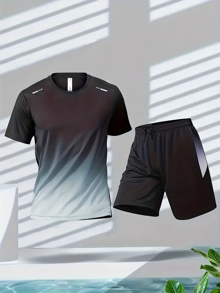 Zweiteiliges atmungsaktives Herren-Sportset – Jarek