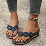 Orthopädische Damensandalen mit Blumendetail – Melina