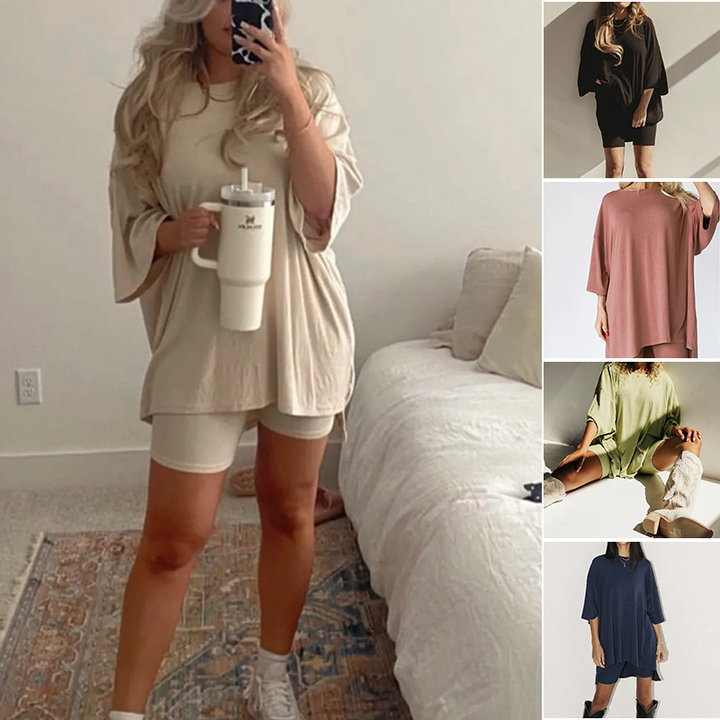 Zweiteilige Lounge- und Freizeitkleidung Damen – Fenja