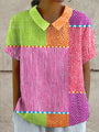 Mia-Lotte – Farbenfrohe Patchwork-Bluse – Produktansicht 1
