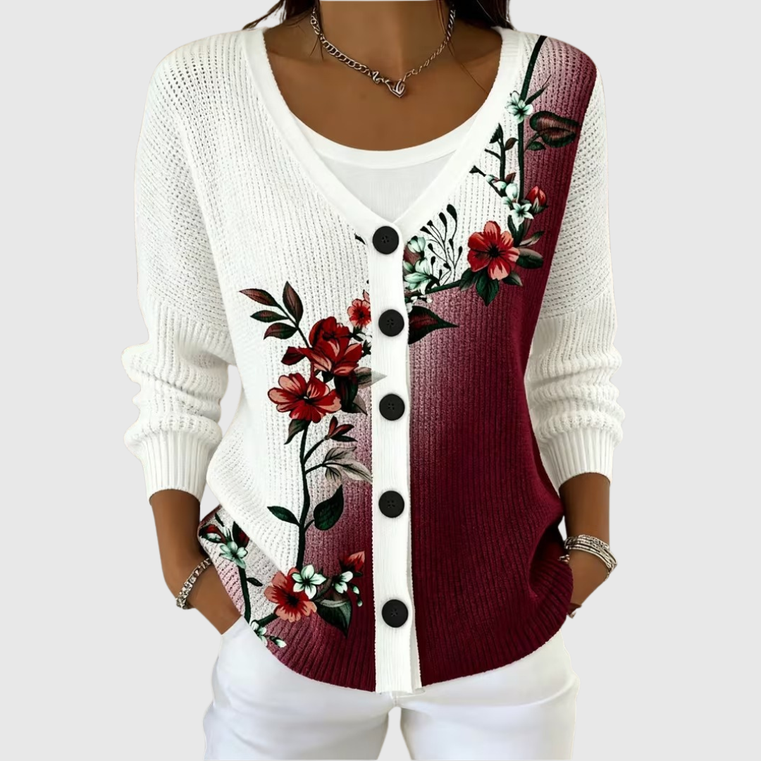 Ida – Bequemer geknöpfter Strickcardigan – Produktansicht 1
