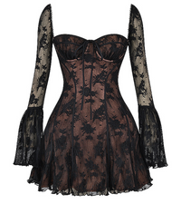 Stilvolles Sommerkleid für Damen mit Spitze und offenem Rücken – Julisa