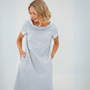 Leinen Sommerkleid mit Midi-Länge – Fenna