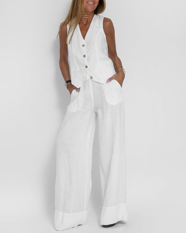 Damen Sommer-Set mit Top und Shorts – Esmee