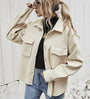 Kurze Jacke mit Knopfleiste – Elodie