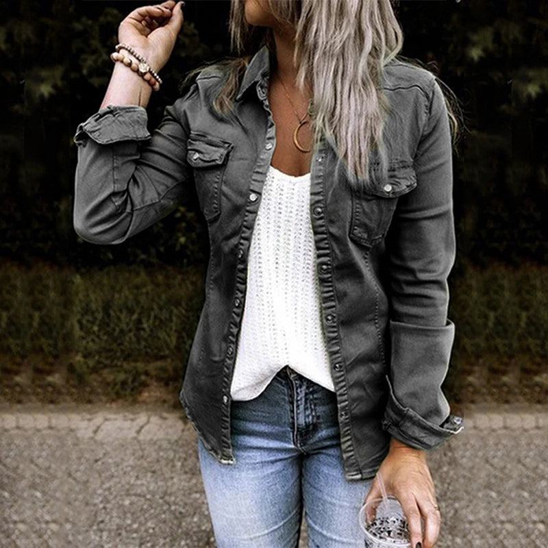 Stilvolle Damen-Jeansjacke - Elisa