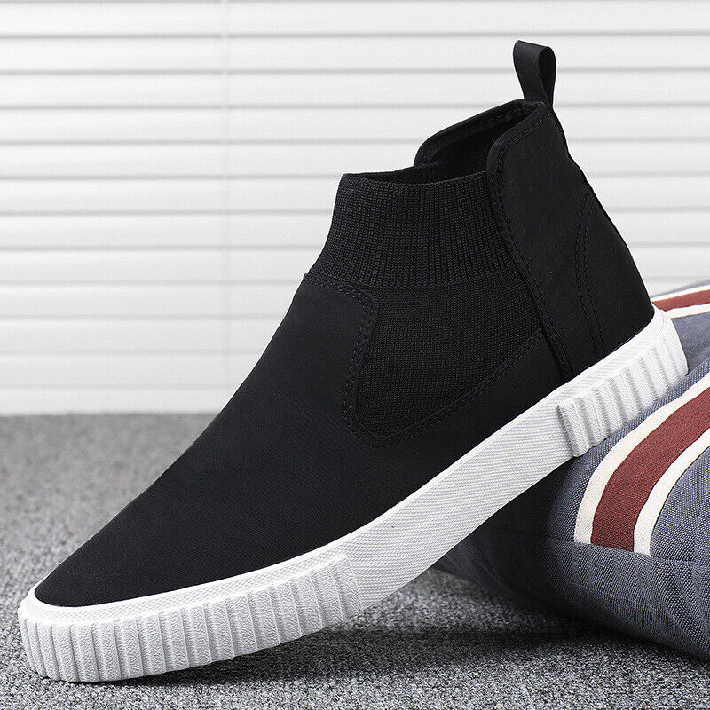Herren Canvas-Sneaker mit High-Top-Design – Lennard