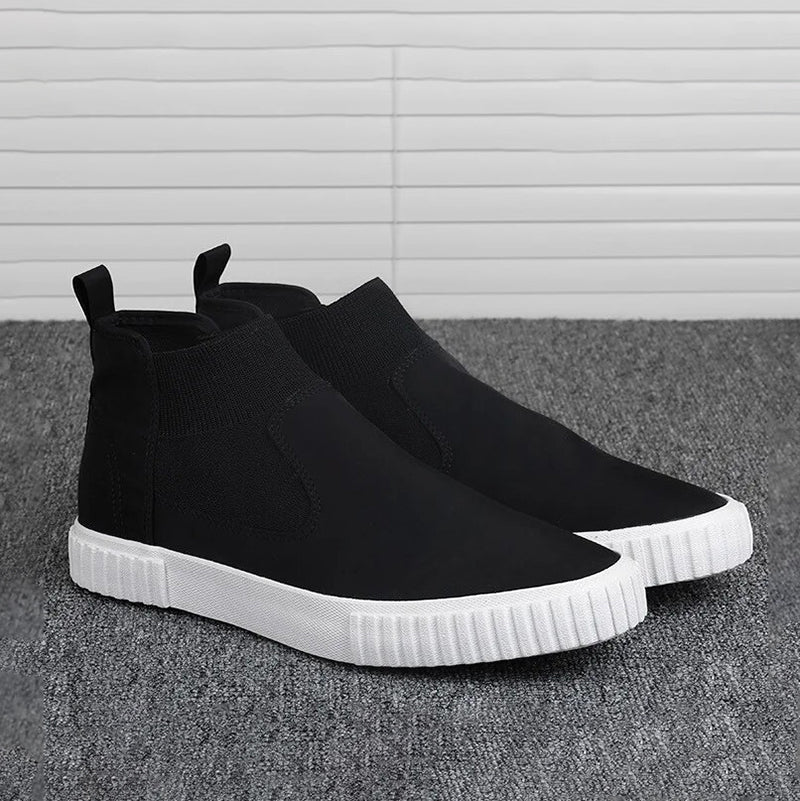 Herren Canvas-Sneaker mit High-Top-Design – Lennard