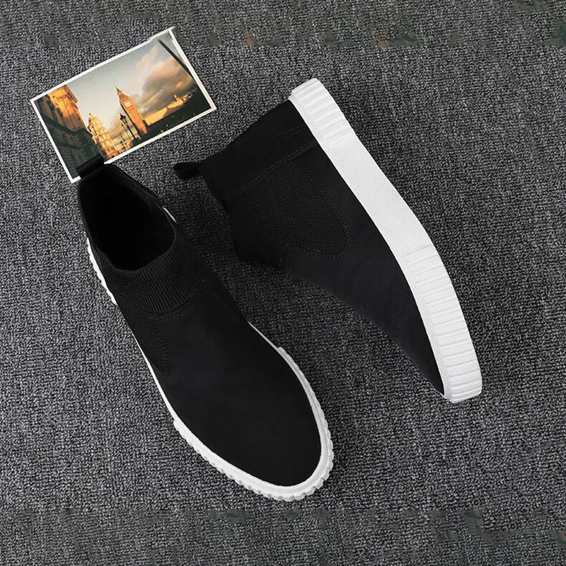 Herren Canvas-Sneaker mit High-Top-Design – Lennard