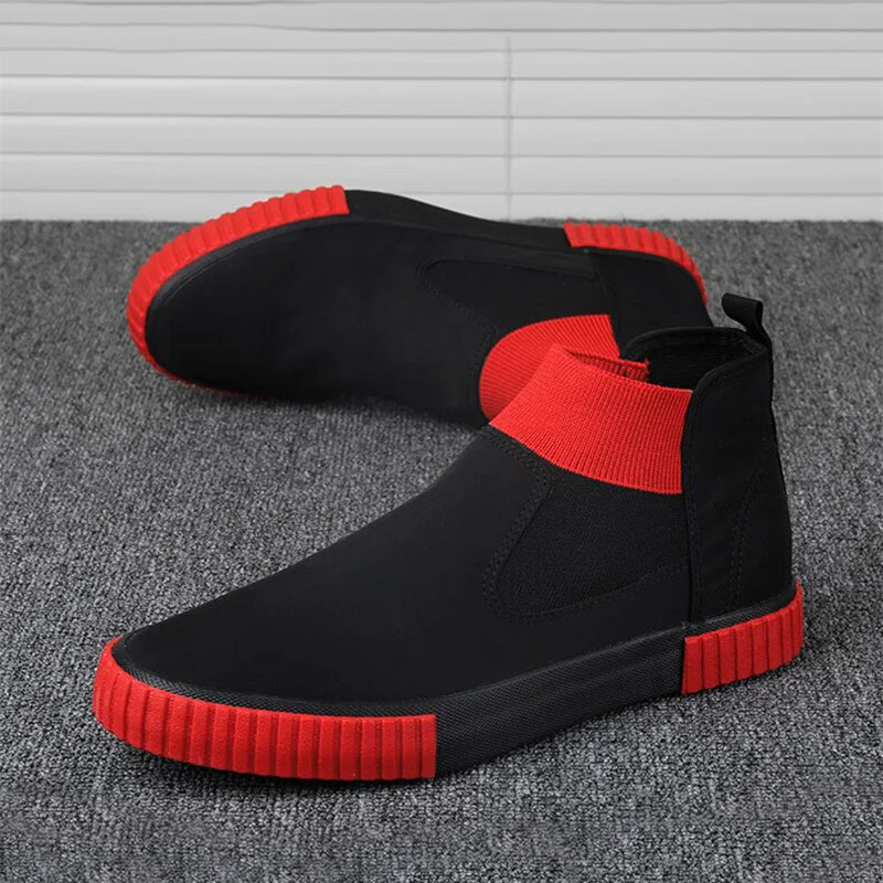 Herren Canvas-Sneaker mit High-Top-Design – Lennard