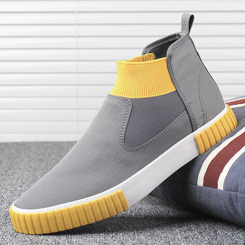 Herren Canvas-Sneaker mit High-Top-Design – Lennard