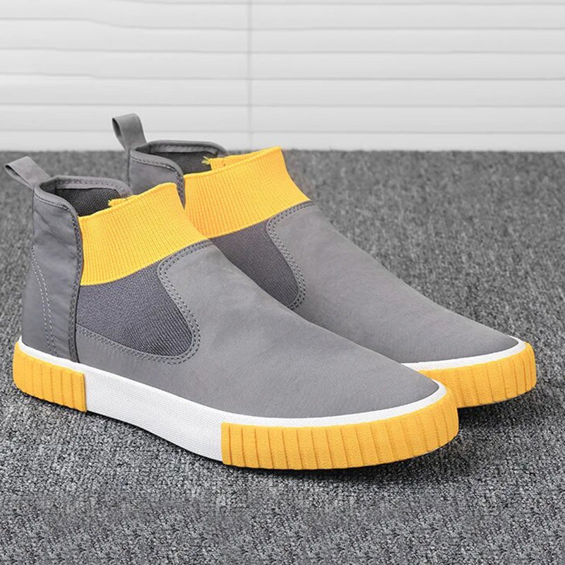 Herren Canvas-Sneaker mit High-Top-Design – Lennard