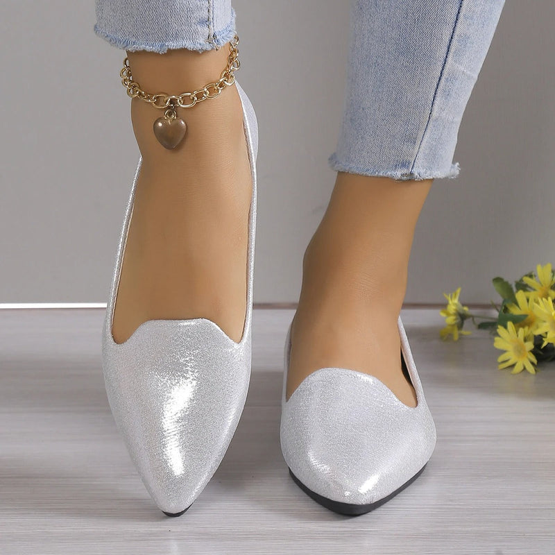 Elegant Spitze Ballerinas mit Stretch - Vivienne