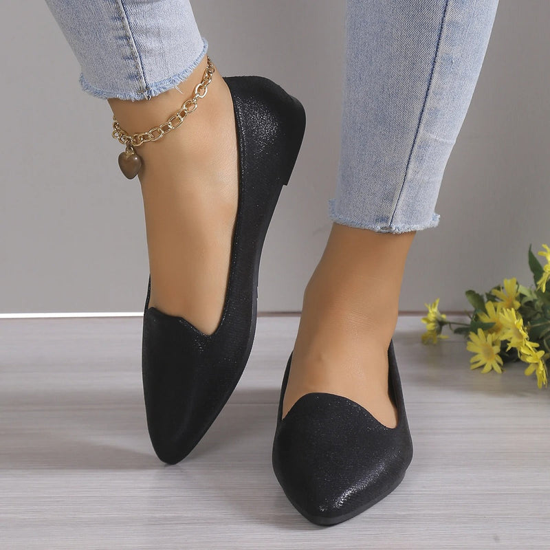 Elegant Spitze Ballerinas mit Stretch - Vivienne