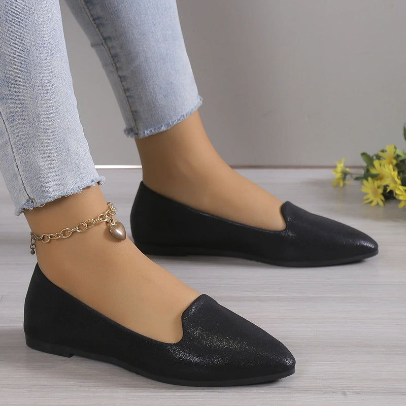 Elegant Spitze Ballerinas mit Stretch - Vivienne