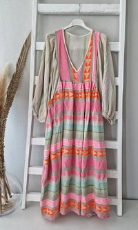 Sommerliches Maxikleid mit Farbverlauf – Solenne