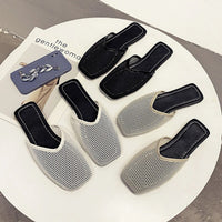 Damen Mesh-Pantoletten mit geschlossener Spitze – Odessa