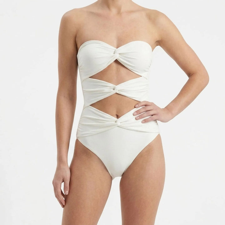 Badeanzug Mit Cut-Outs Und Rock - Sirenia