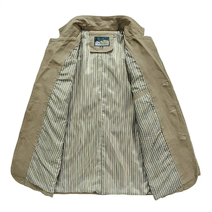 Herren Sommerjacke im Vintage- und Militärstil – Viktor