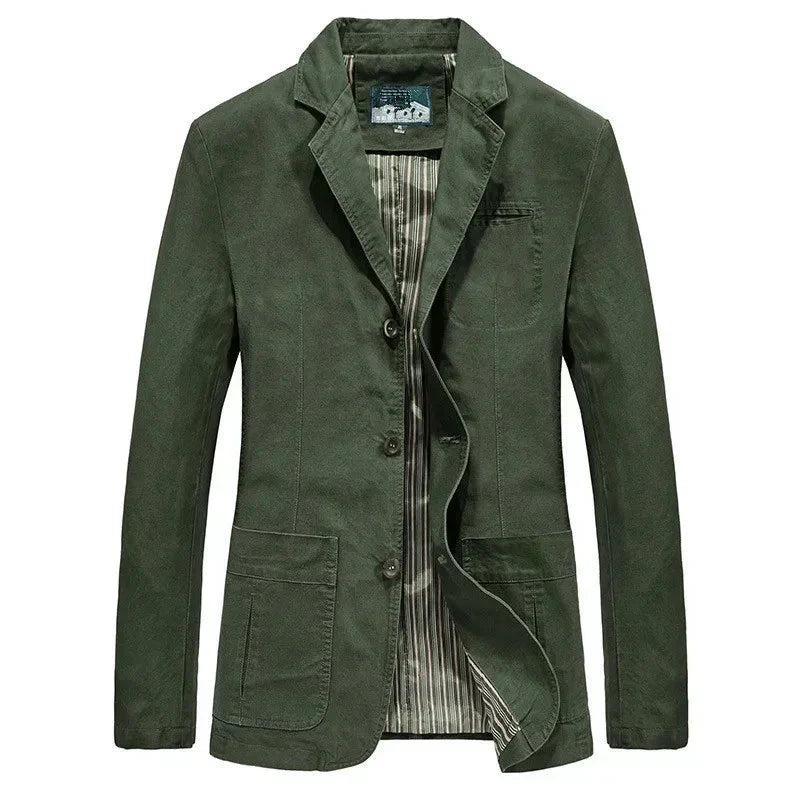 Herren Sommerjacke im Vintage- und Militärstil – Viktor