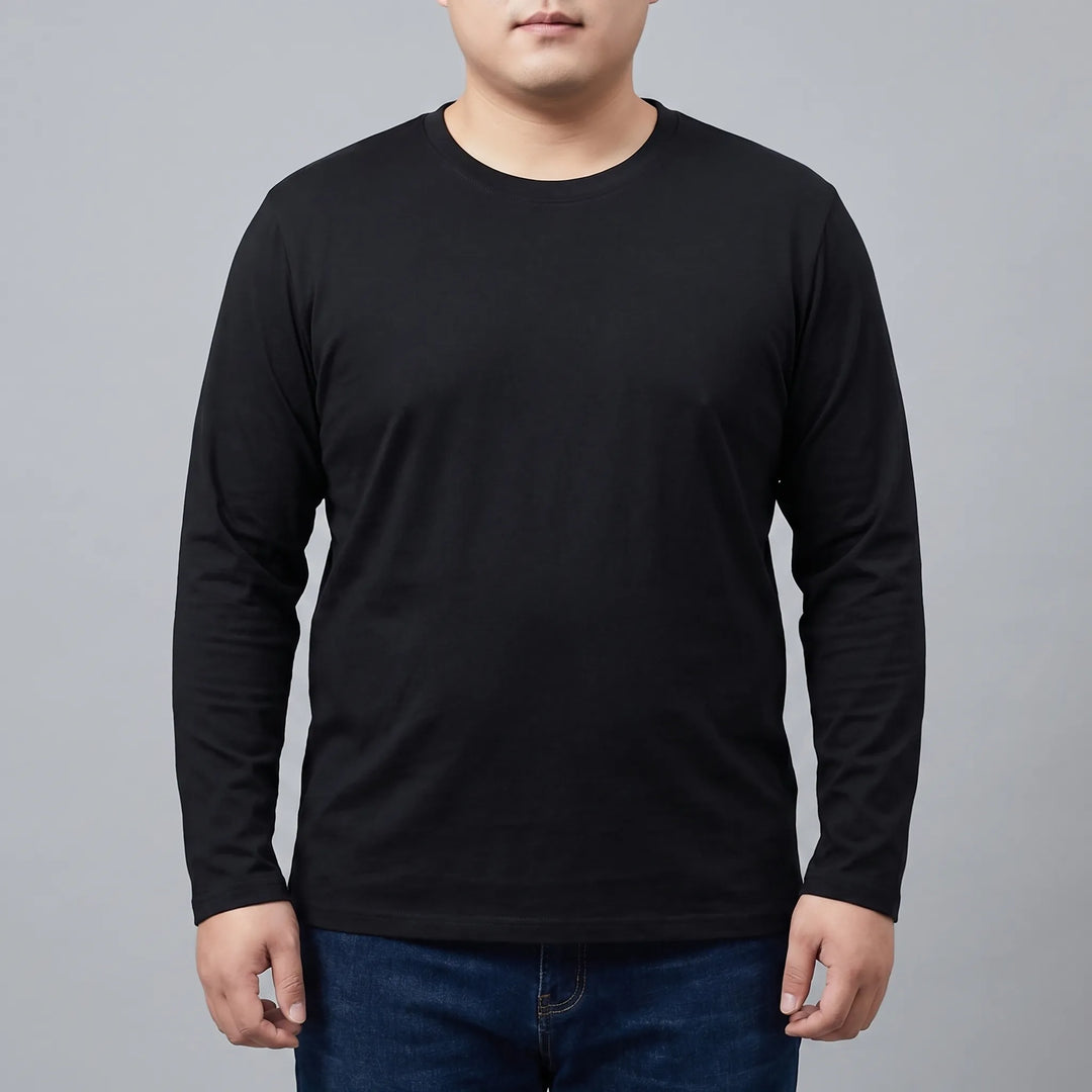 Basic Langarmshirt Mit Rundhalsausschnitt - Josh