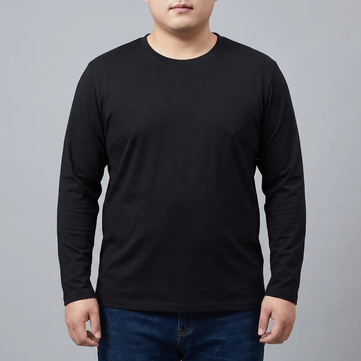 Basic Langarmshirt Mit Rundhalsausschnitt - Josh