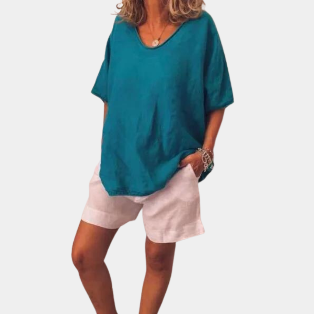 Trendy oversized Damen-T-Shirt – Malou