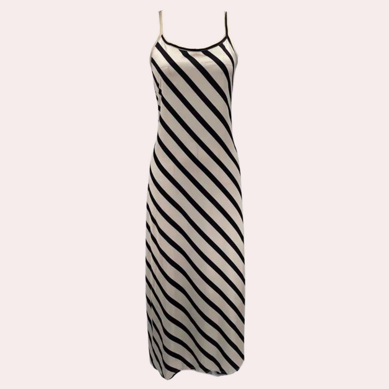 Ärmelloses Gestreiftes Sommerkleid – Marise