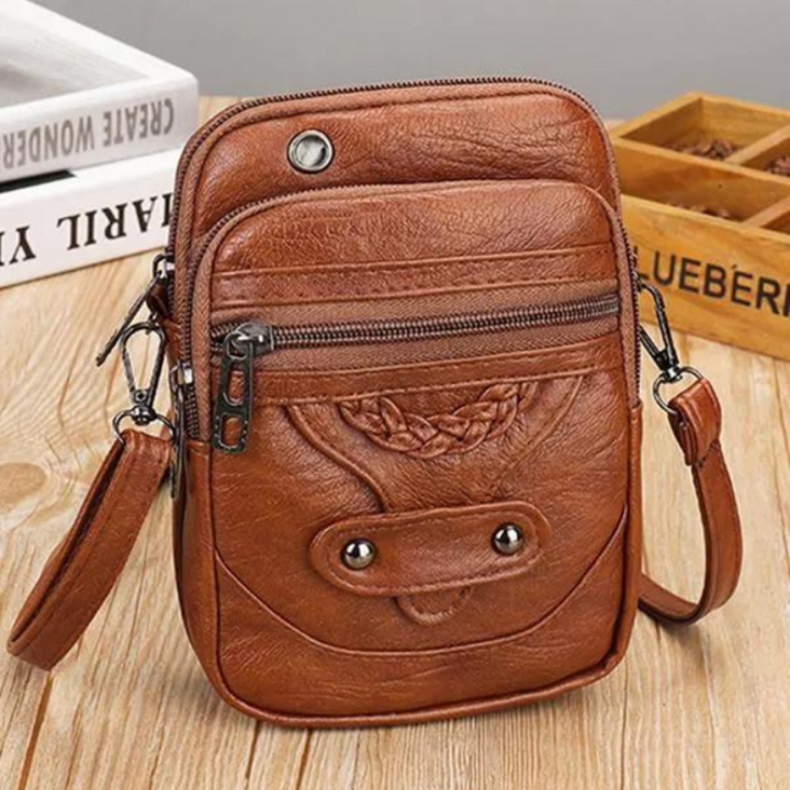 Lotte – Strukturierte Ledertasche – Produktansicht 4
