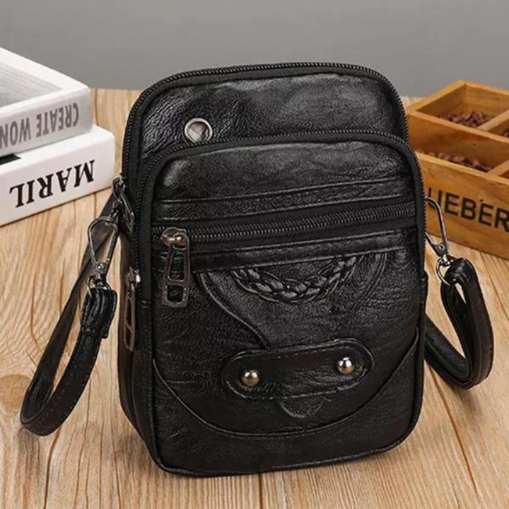 Lotte – Strukturierte Ledertasche – Produktansicht 5