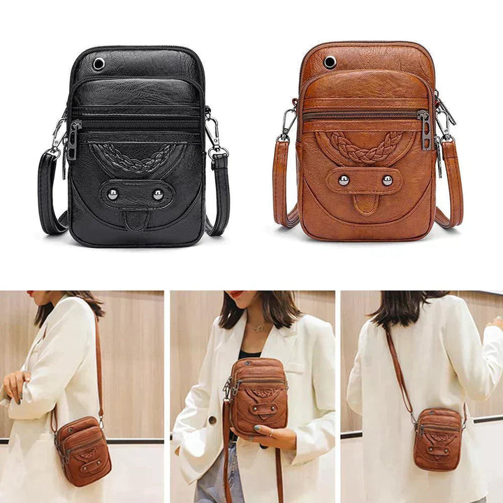 Lotte – Strukturierte Ledertasche – Produktansicht 6