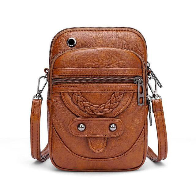 Lotte – Strukturierte Ledertasche – Produktansicht 2